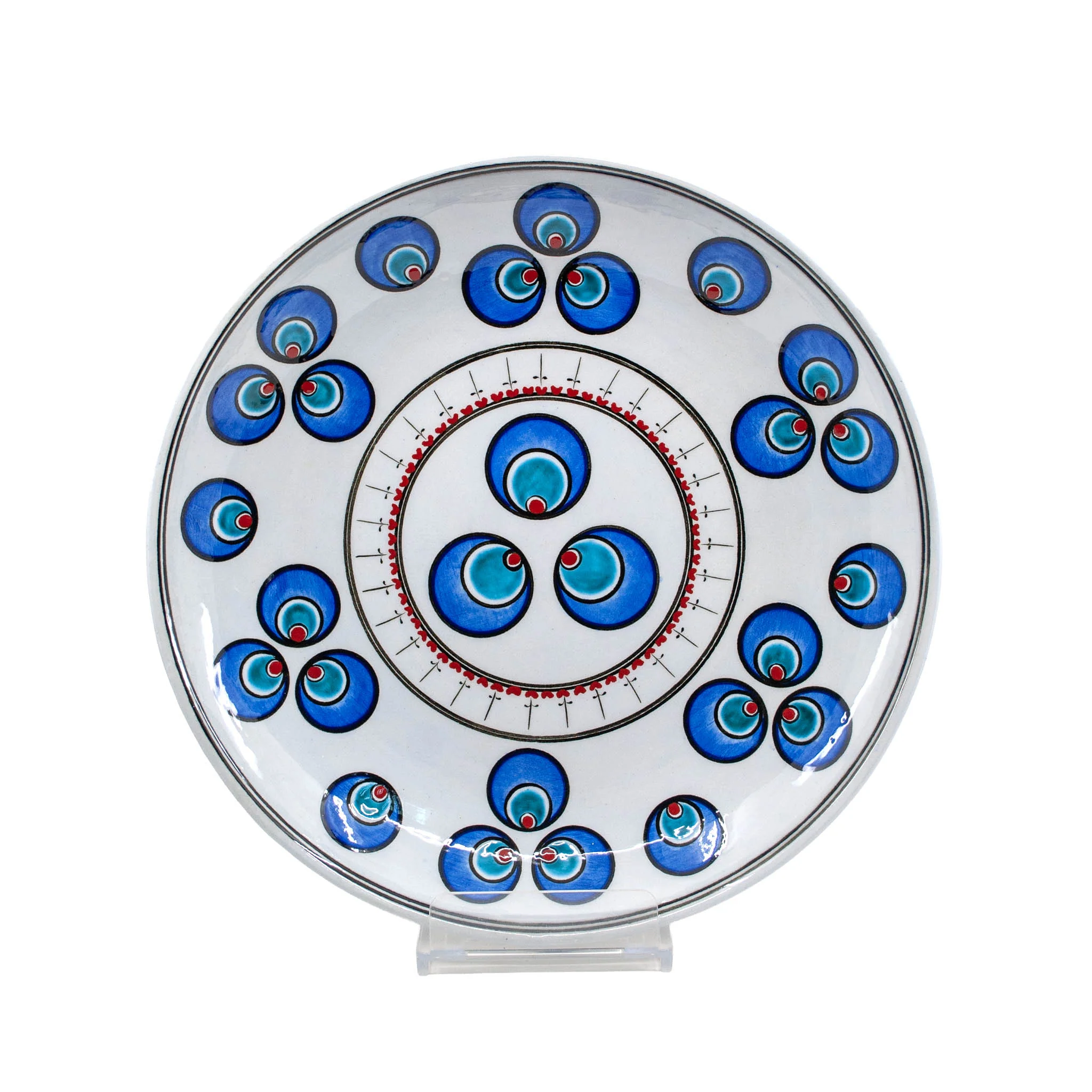 Iznik Deep Plate | Chintamani Pattern