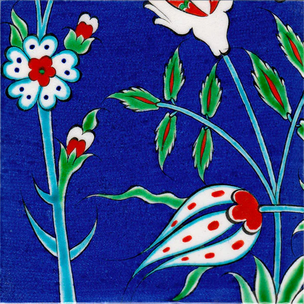 Iznik Tile Panel | Tree of Life 60x140 cm - Image 3