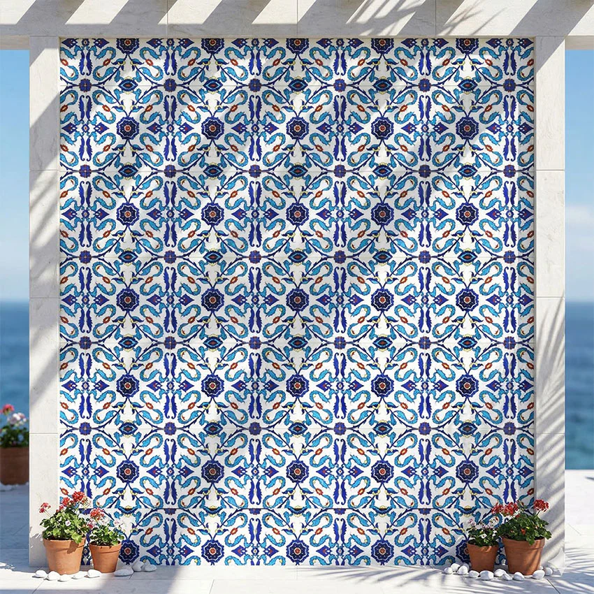 Iznik Tile with Dragon Design - Image 3