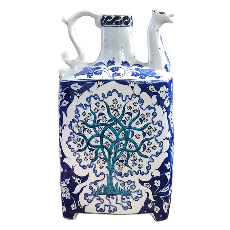 Iznik Ewer with Tree of Life Pattern