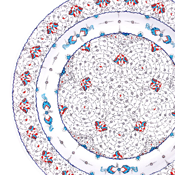 Golden Horn Pattern Iznik Plate | Limited Production - Image 2