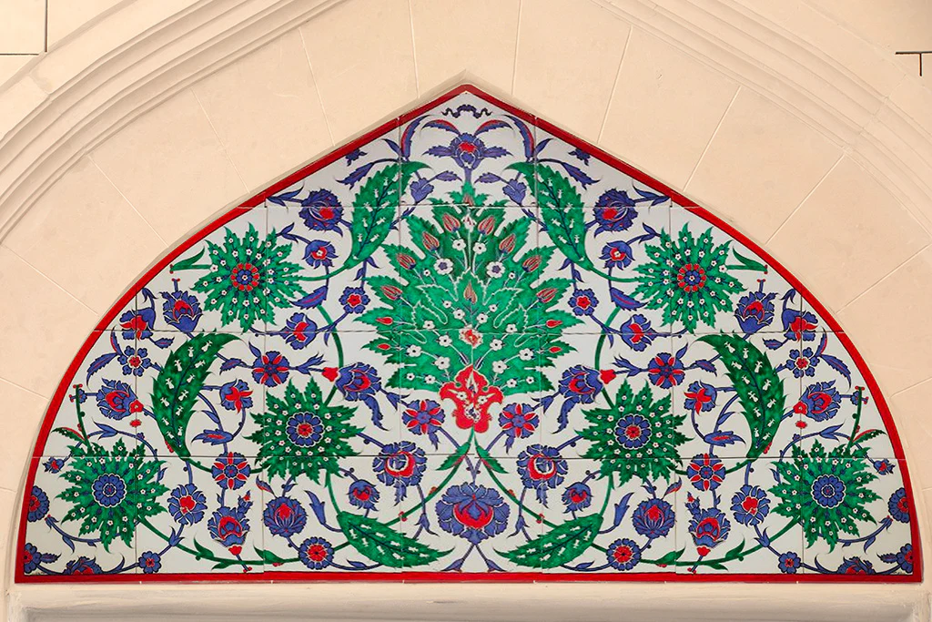 Islamic Tiles Emerald Green Hatayi