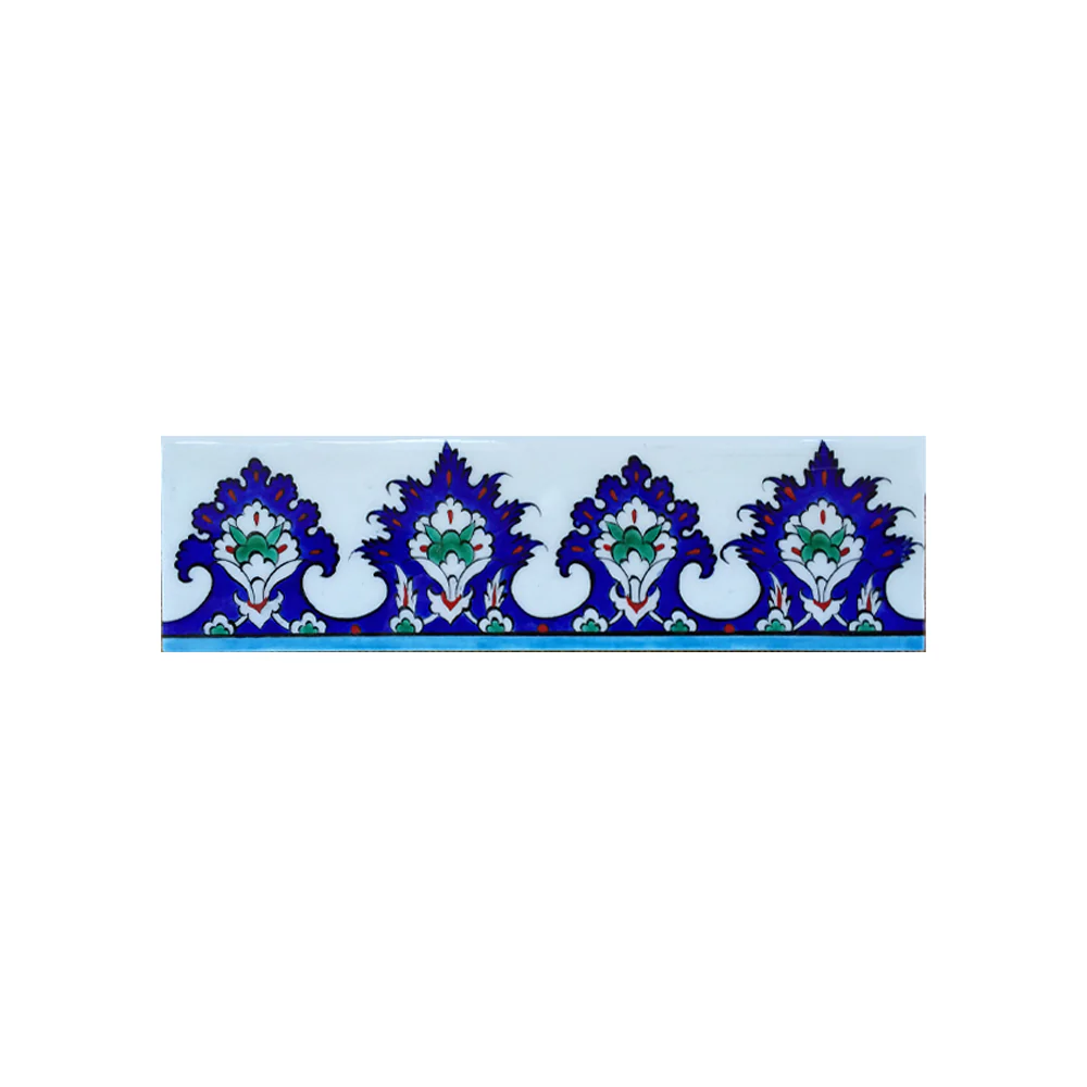Iznik Border Tile | Floral Design
