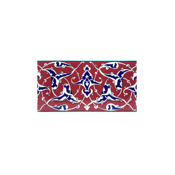 Iznik Border Tile | Palmette Patern