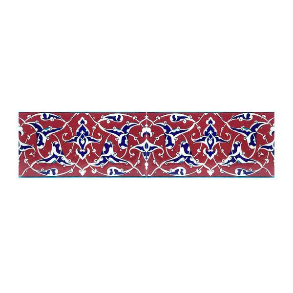 Iznik Border Tile | Palmette Patern - Image 2