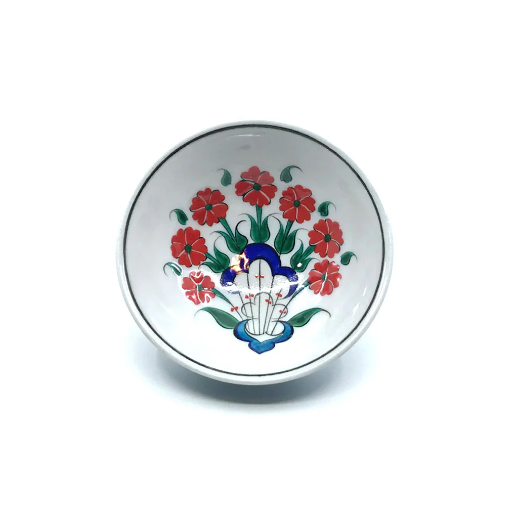 Iznik Bowl | Red Flowers – Ø 11 cm