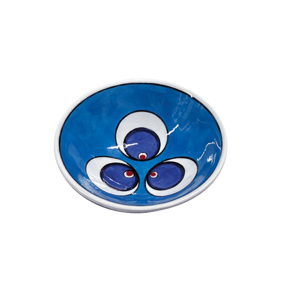 Iznik Bowls | Turquoise Chintamani Pattern Set of 4 – Ø 11 cm - Image 2