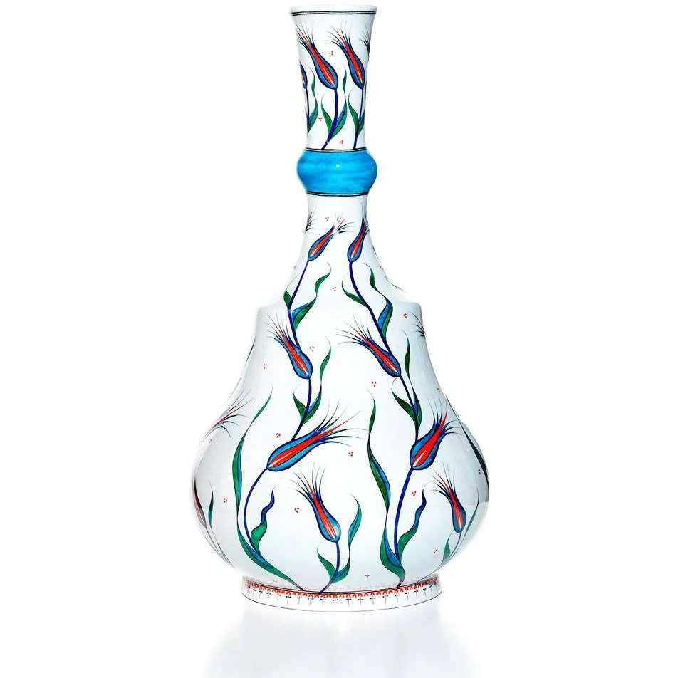 Iznik Candle Vase | Tulip Design