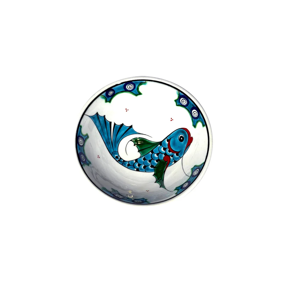 Iznik Bowl | Fish Motifs – Abundance and Motion Series - Image 2