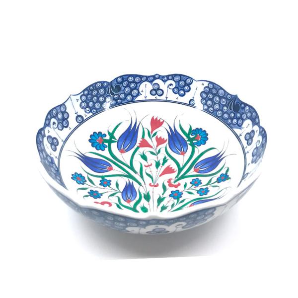 Iznik Floral Pattern Large Bowl - Image 2