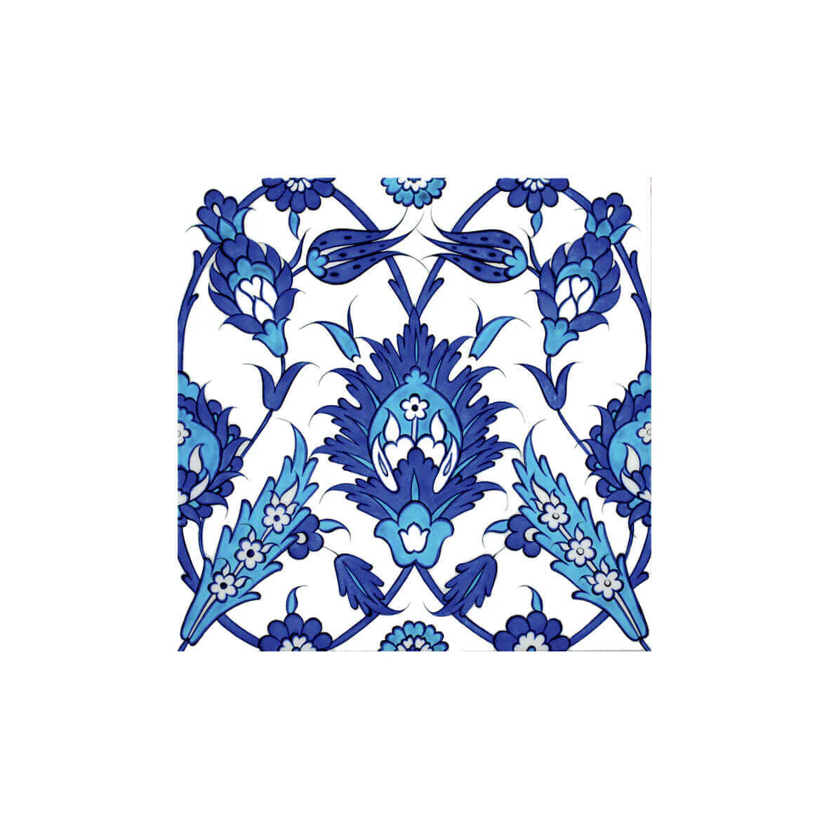 Iznik Tile with Tulip Design - Image 4
