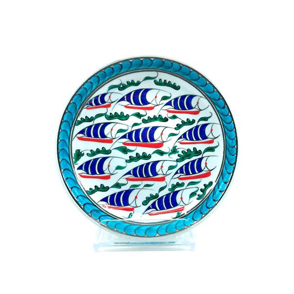 Iznik Galleon Design Plate | Set of 6 - Image 2