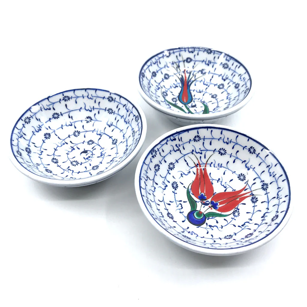 Iznik Golden Horn Serving Bowl Set of 6 – Ø 11 cm