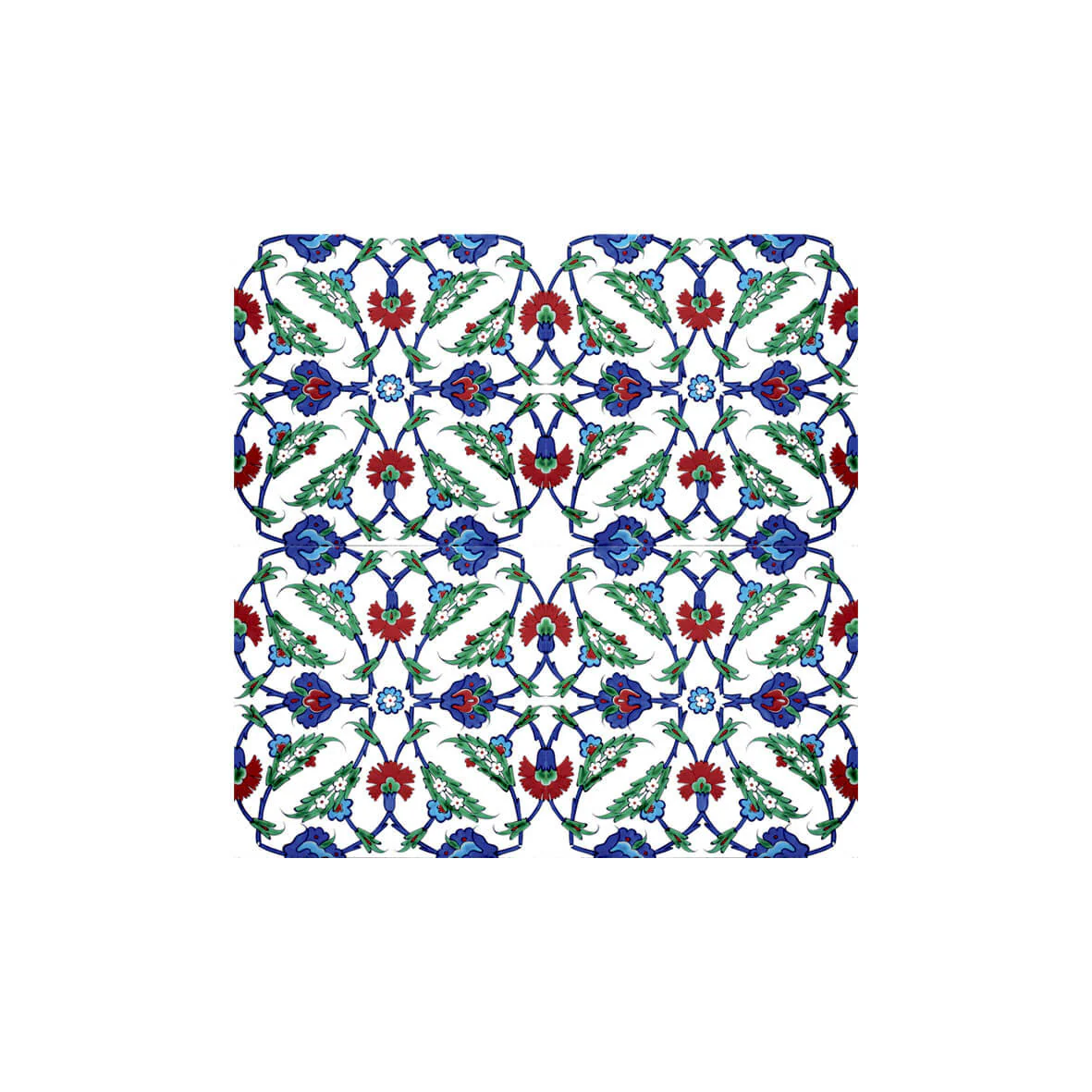 Iznik Tile with Beautiful Branches - Image 2