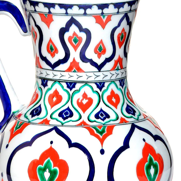 Iznik Jug | Coral Red Floral – Sadberk Hanim Museum Collection - Image 2