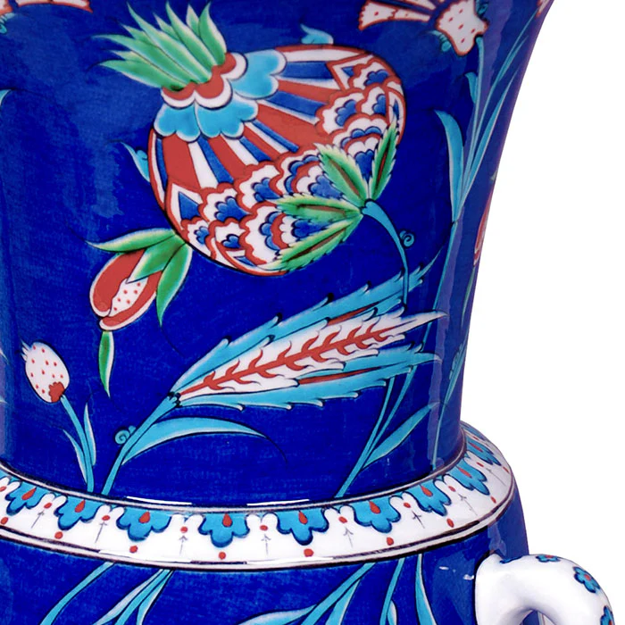 Iznik Major Mosque Lamp | Carnations and Pomegranates - Image 3