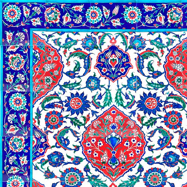 Iznik Panel | Selimiye Mosque 125x200 cm - Image 2