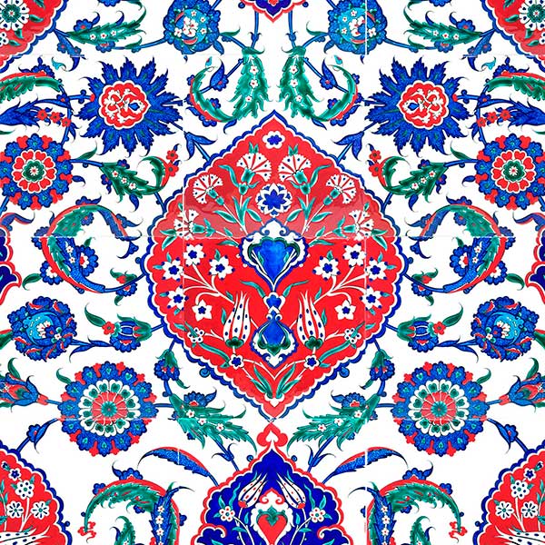 Iznik Panel | Selimiye Mosque 125x200 cm - Image 3