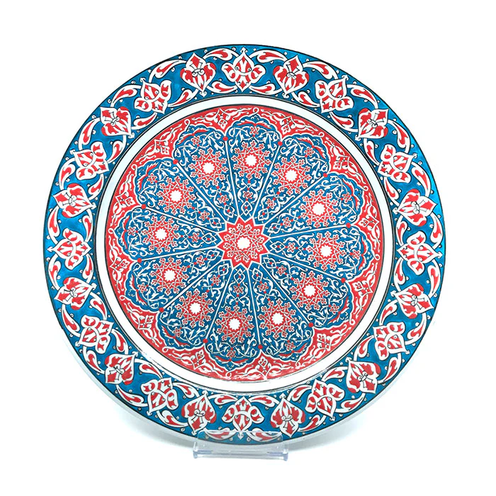 Iznik Plate | Alhambra Pattern