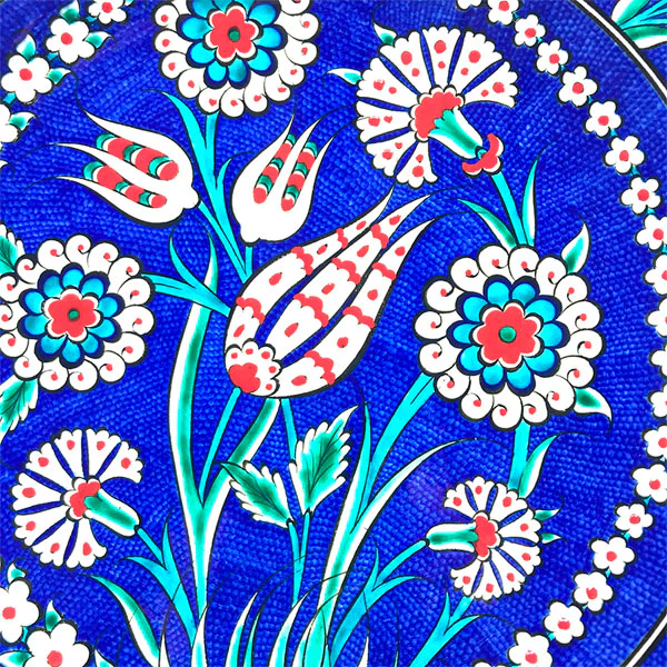 Iznik Plate | Branches and Flowers Design - Image 3
