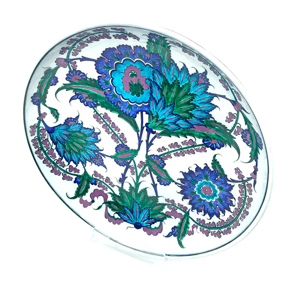 Iznik Plate | Branches of Hyacinth - Image 2