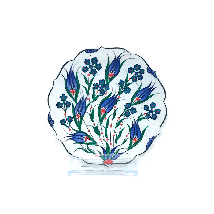 Iznik Plate | Flowers with Tulips