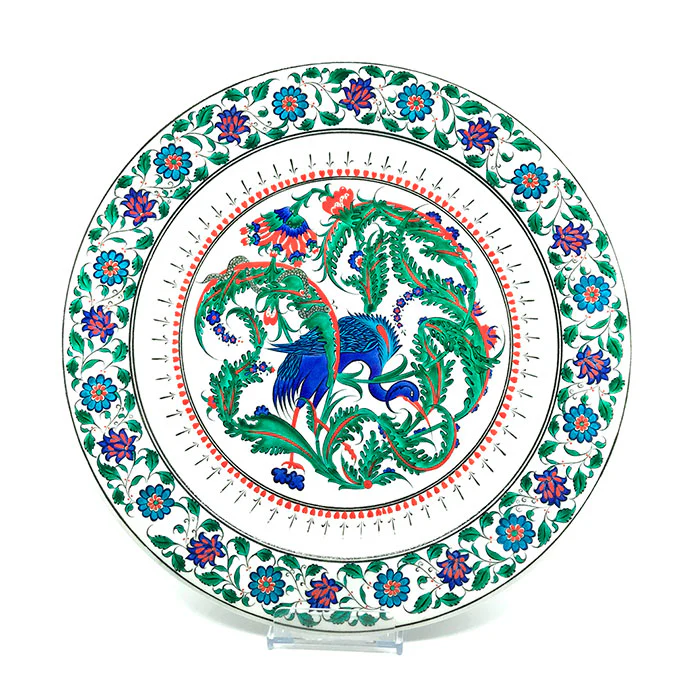 Iznik Plate | Stork Design