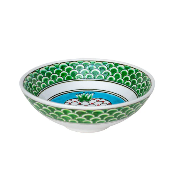 Iznik Bowl | Pomegranate Design – Emerald Series