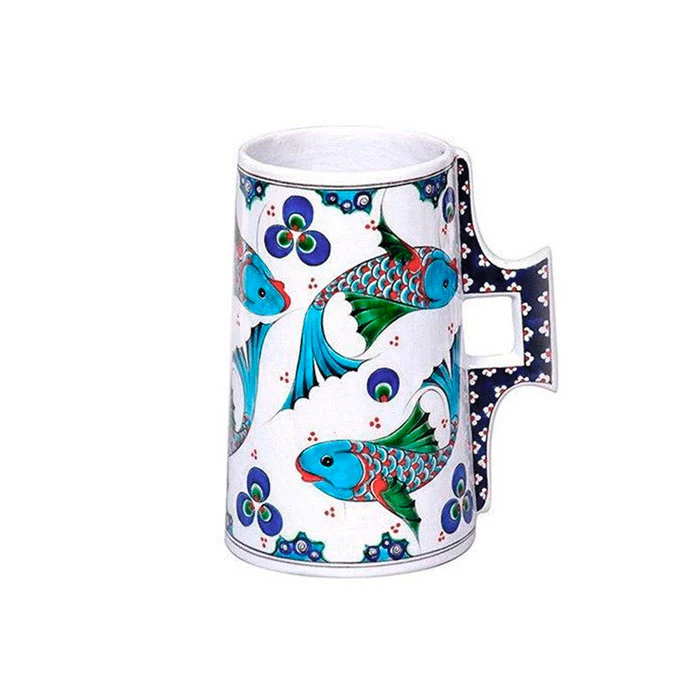 Iznik Tankard | Fish Design