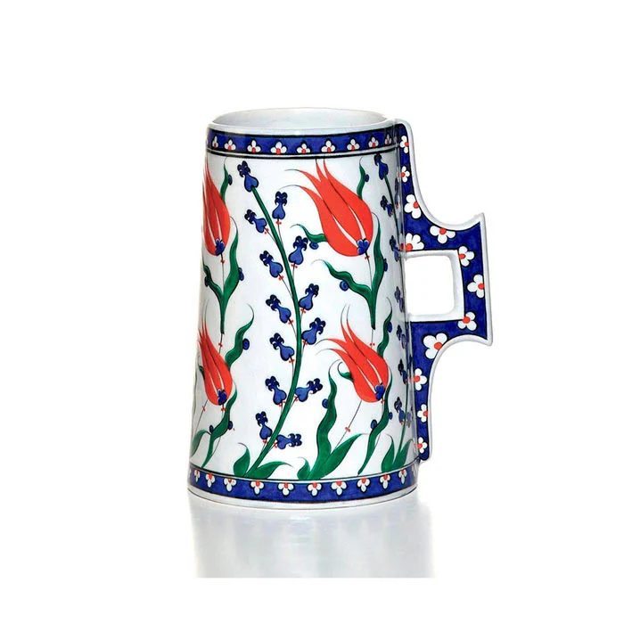 Iznik Tankard | Tulips and Hyacinths