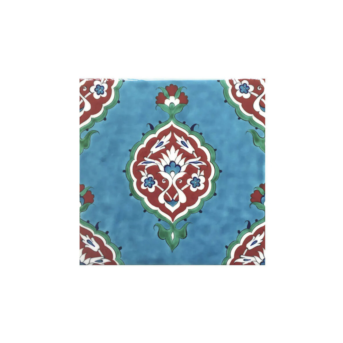 Iznik Tile with Medallion Design - Image 3