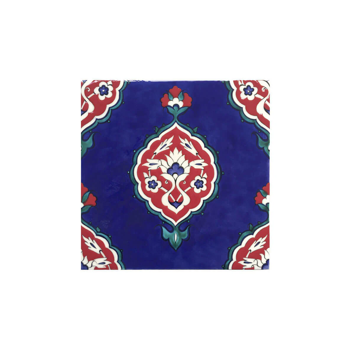 Iznik Tile with Medallion Design - Image 4