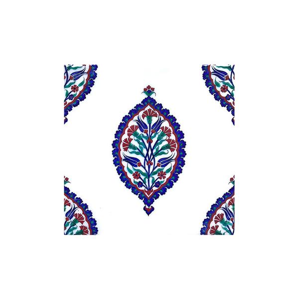 Iznik Tile Collection Consisting of 85% quartz