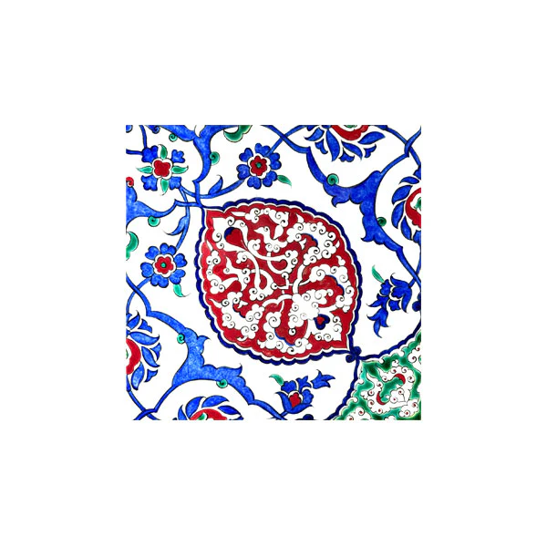 Iznik Tile with Cloud Pattern