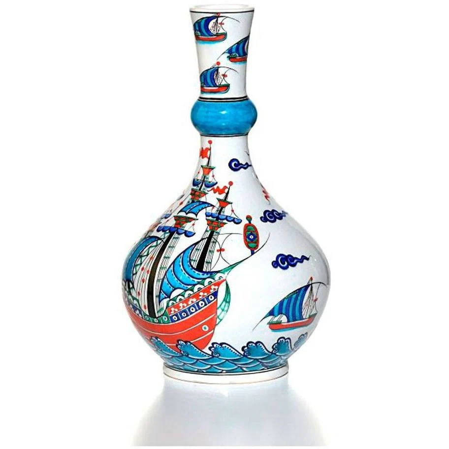 Iznik Vase | Galleon Design – Maritime Heritage Series - Image 2