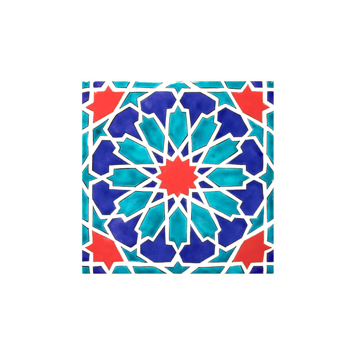 Seljuk Tiles Geometrical Design
