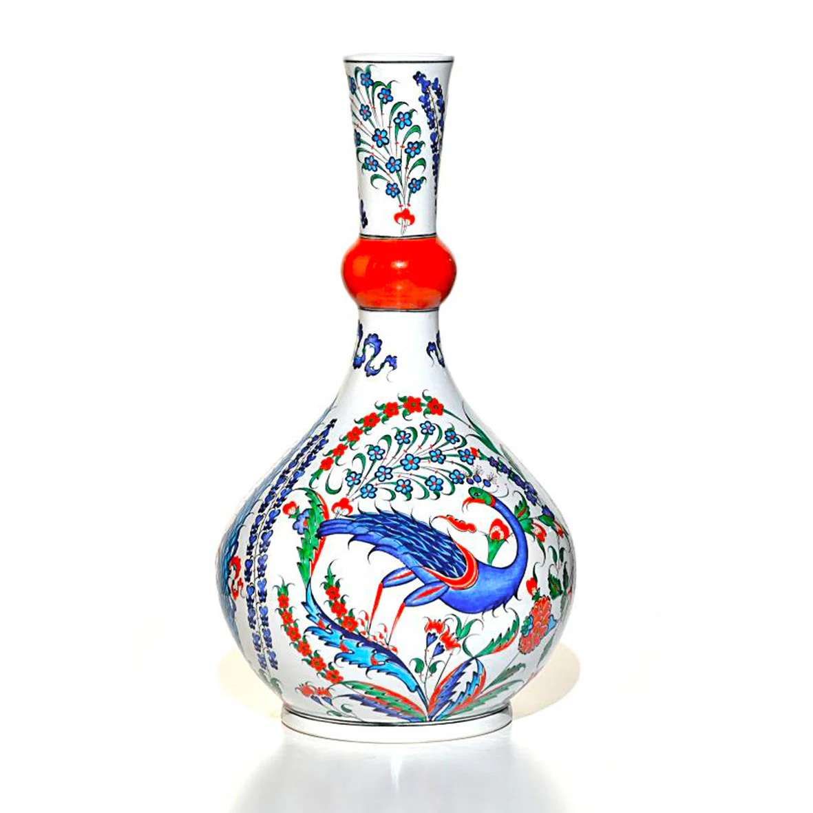 Iznik Vase | Peacock Design